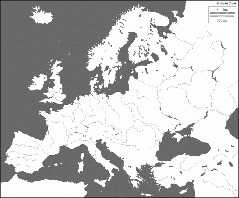 Blank Maps Of Europe Carte Monde Org