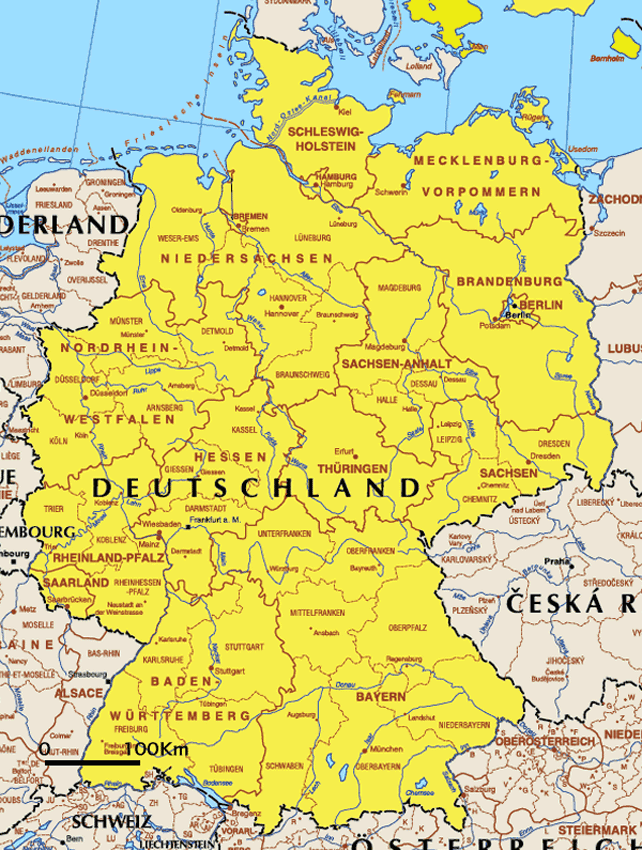 Carte Europe Allemagne Sur Une Carte Du Monde - Rezfoods - Resep ...