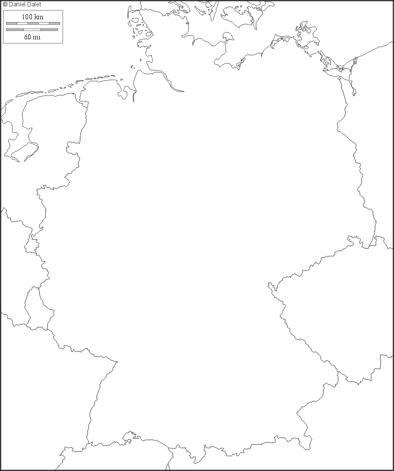 carte de l allemagne vierge Fonds de carte de l'Allemagne   Carte monde.org