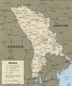 Carte politique de la Moldavie