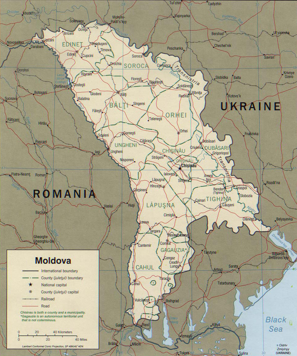 Cartes De La Moldavie Carte Mondeorg