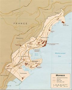Carte de Monaco
