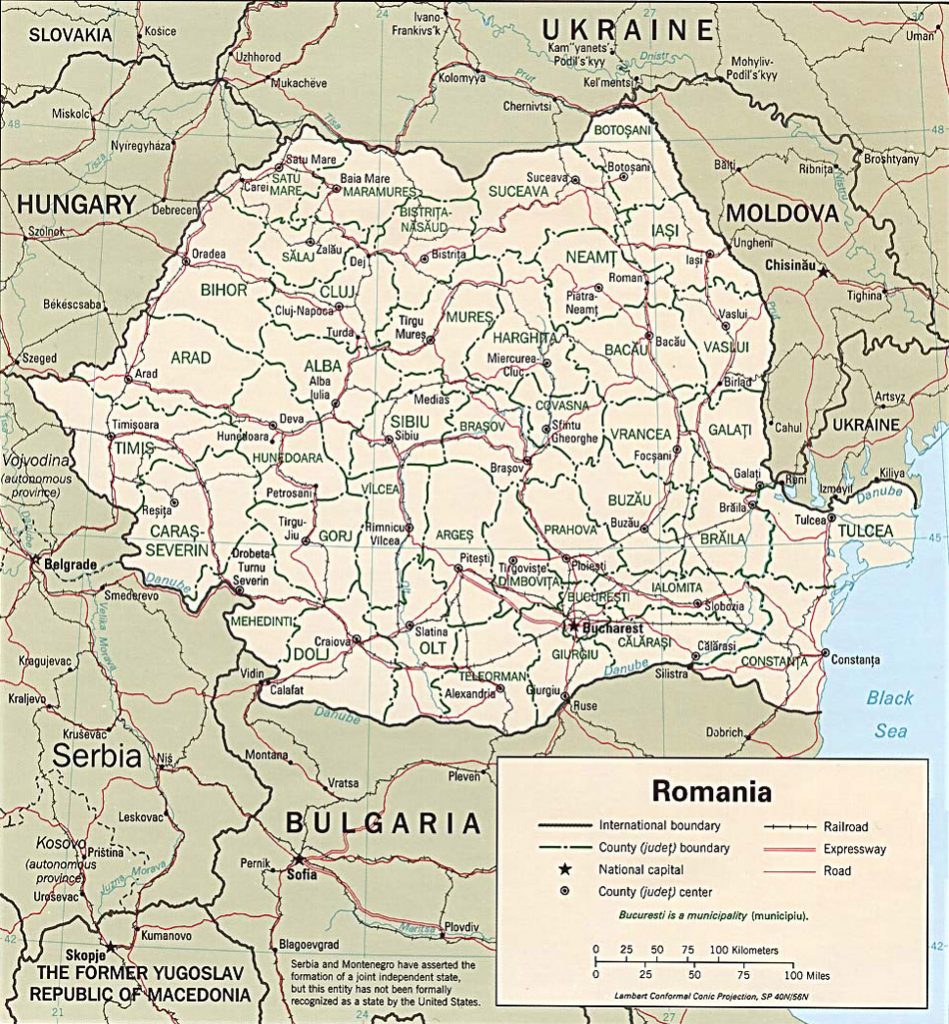 Maps of Romania - Carte-monde.org