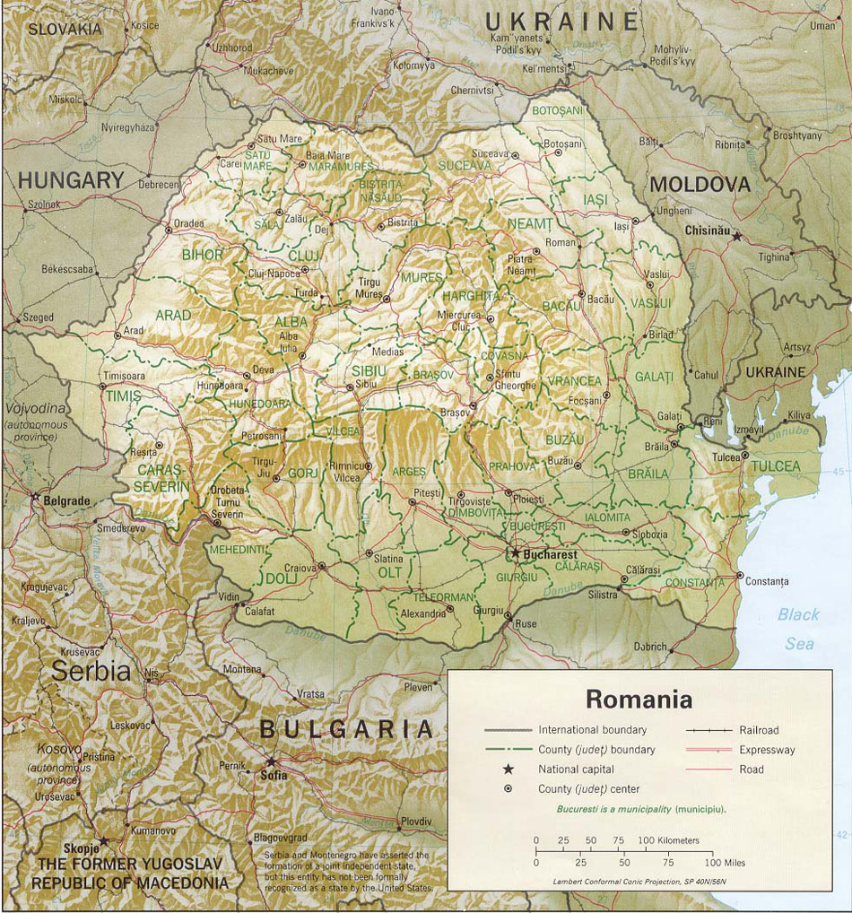 Cartes De La Roumanie Carte Mondeorg