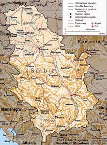 carte-relief-serbie