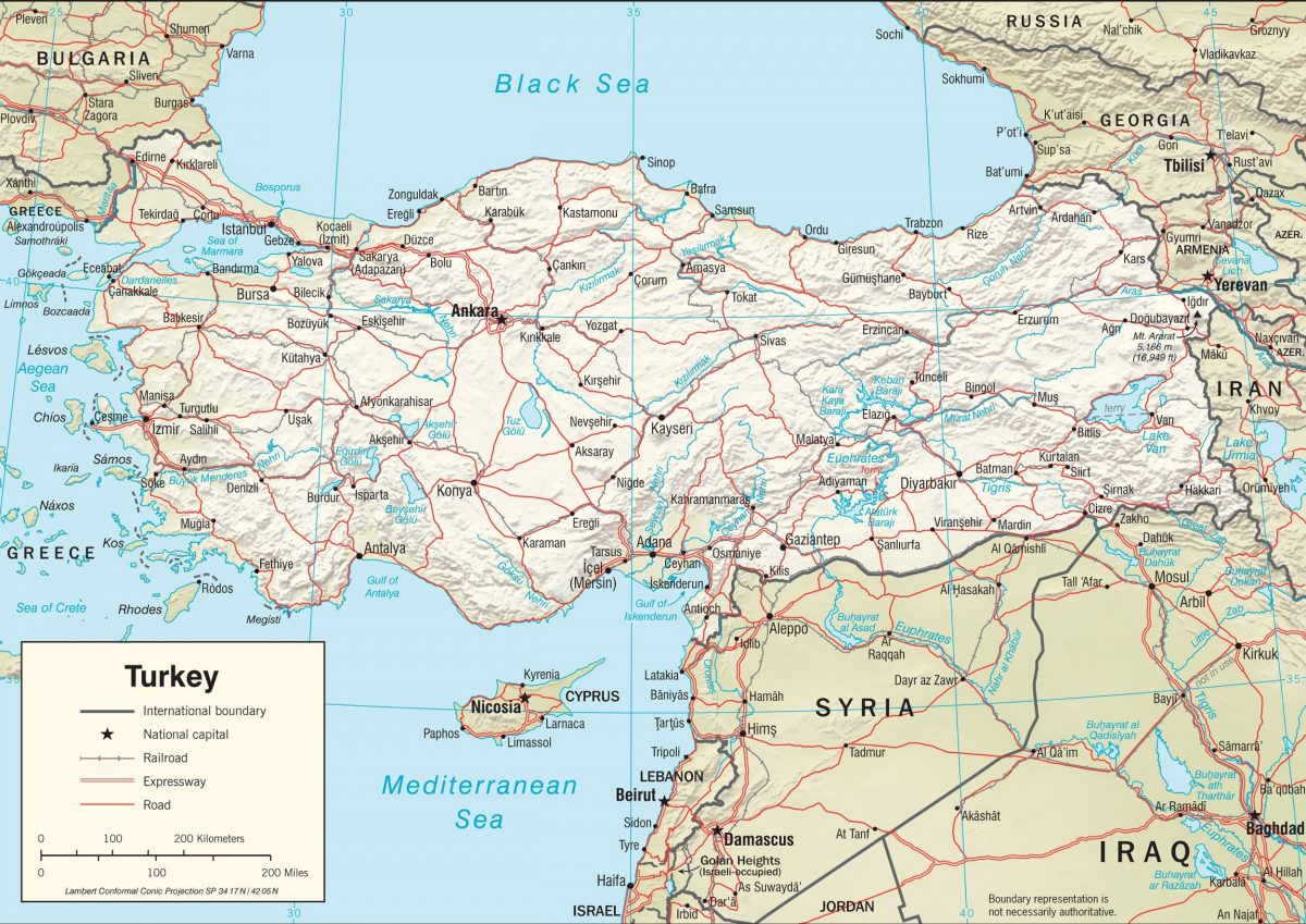 Cartes De La Turquie - Carte-monde.org