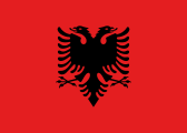 drapeau de l'albanie