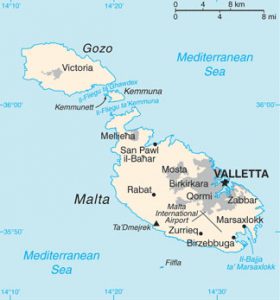 Carte de Malte