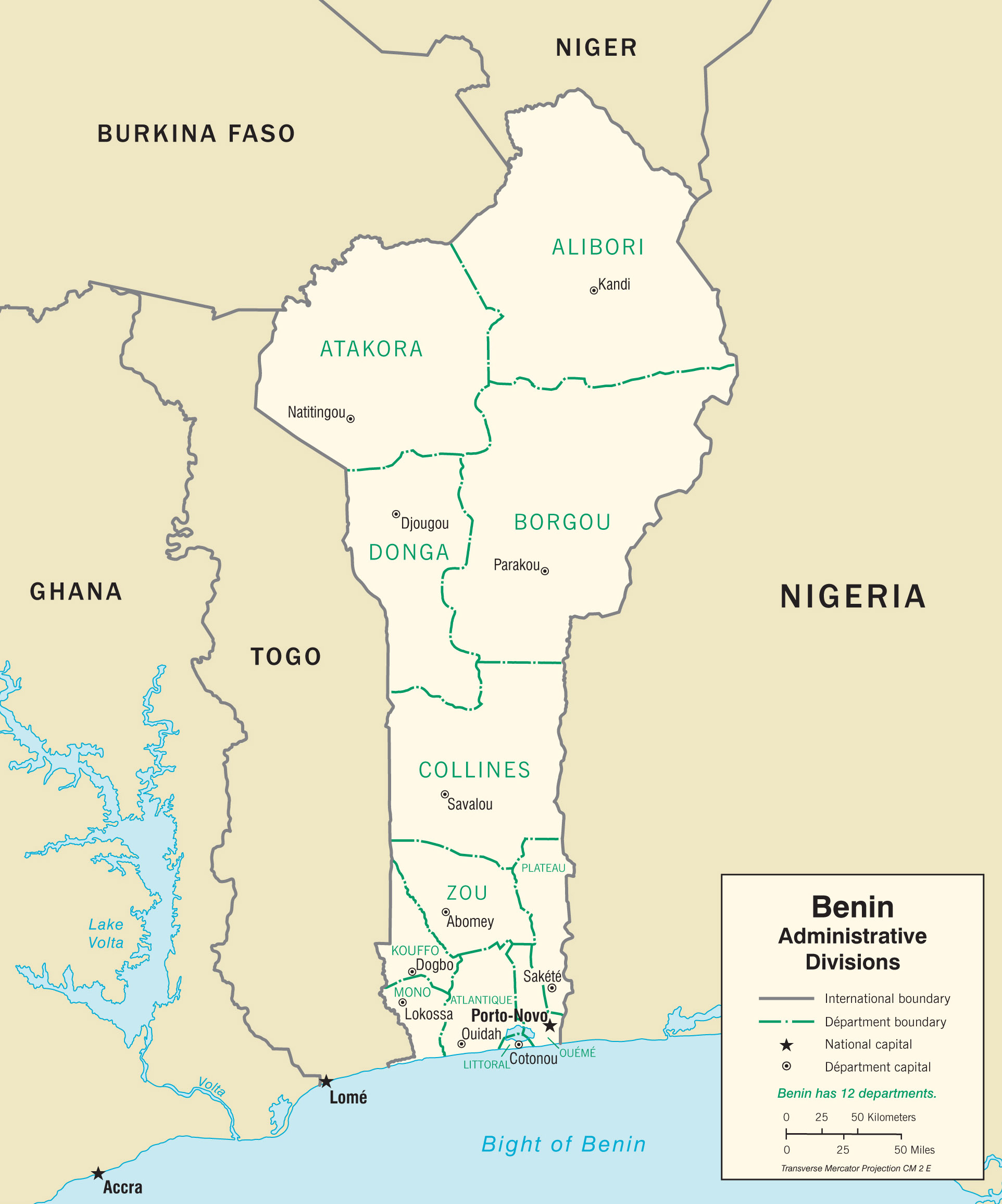 Cartes Du Benin Carte Mondeorg